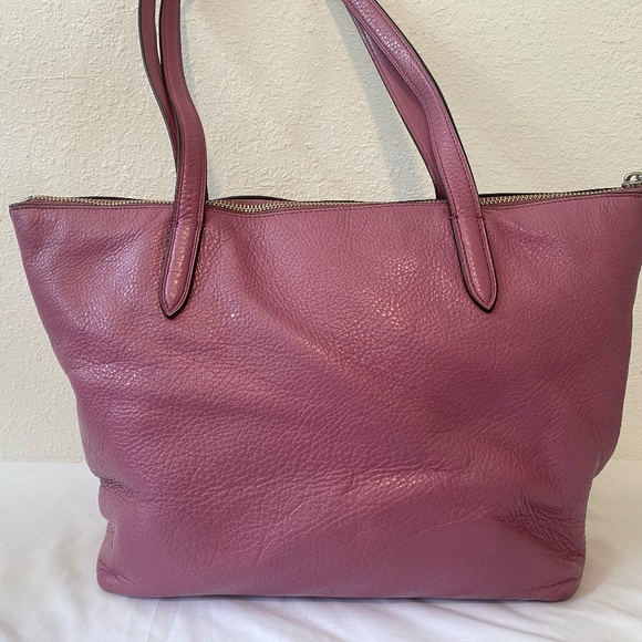 Coach Taylor Pebble Leather Tote Primrose 38312 - Picture 2 of 6